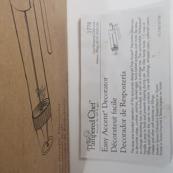 The Pampered Chef Easy Accent Decorator 1778 - Picture 7 of 8